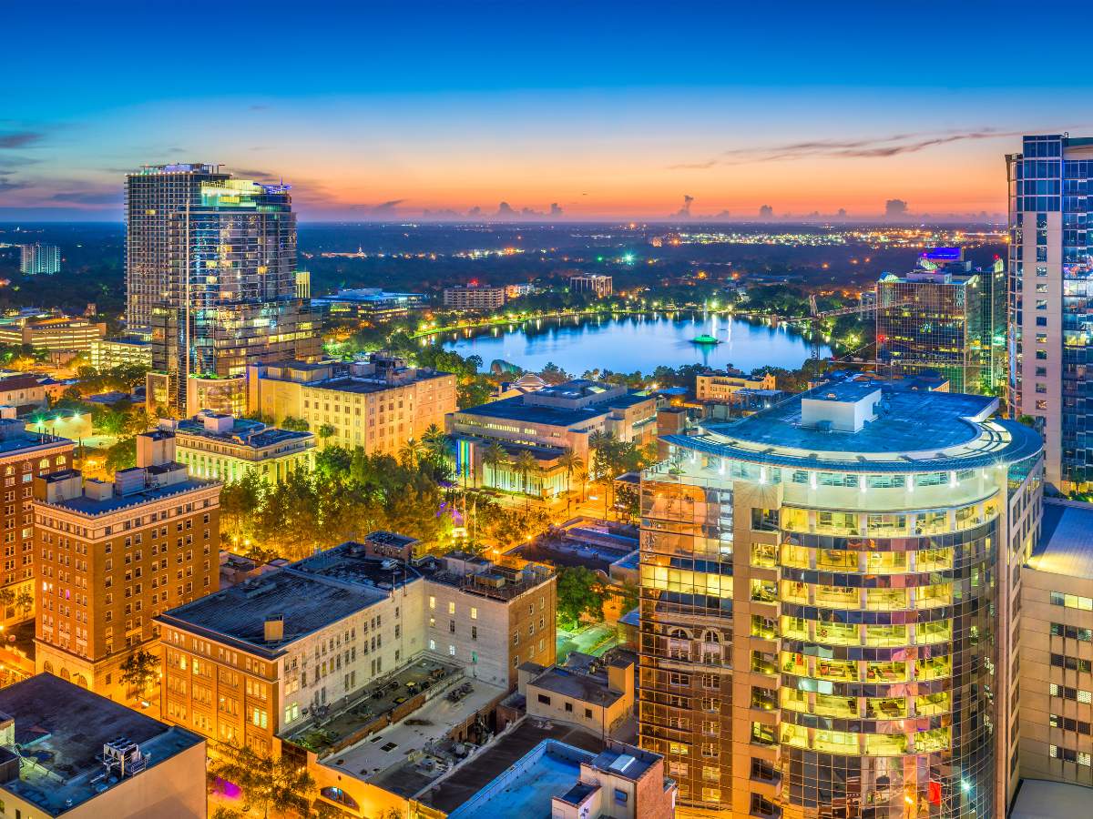 Bustling Businesses in Downtown Orlando